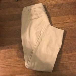 JCrew Khaki  “Minnie” Pants Size 4